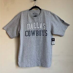 NFL NWT Dallas Cowboys heathered light gray t-shirt size M